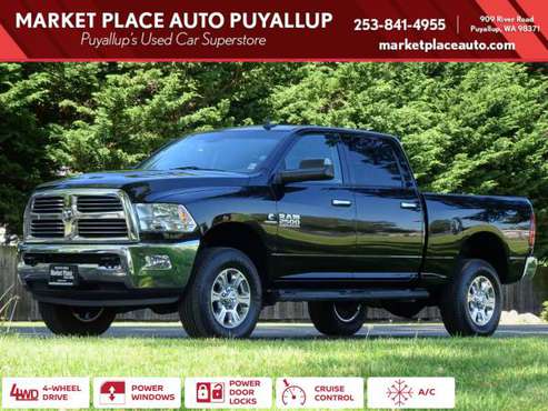 2018 Ram 2500 4x4 4WD Truck Dodge Big Horn Crew Cab for sale in PUYALLUP, WA
