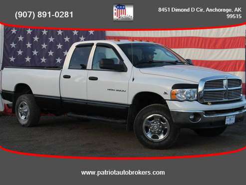 2004 / Dodge / Ram 3500 Quad Cab / 4WD - PATRIOT AUTO BROKERS - cars... for sale in Anchorage, AK
