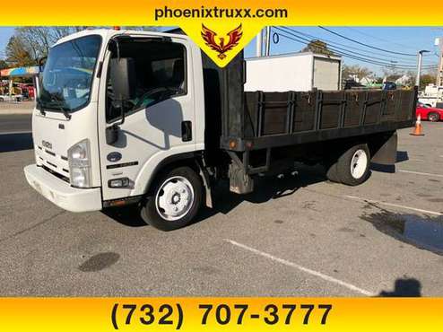 2014 Isuzu NQR 2dr Cab over Long Chassis Flatbed Dump DIESEL - cars... for sale in south amboy, NJ