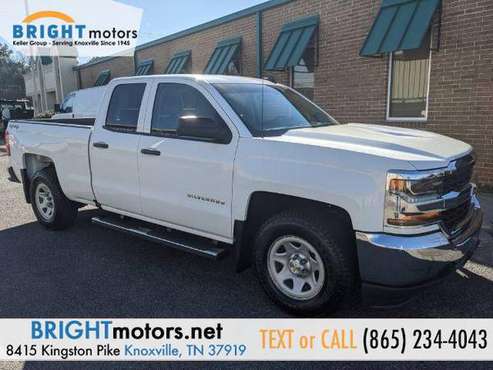 2016 Chevrolet Chevy Silverado 1500 Work Truck Double Cab 4WD... for sale in Knoxville, TN