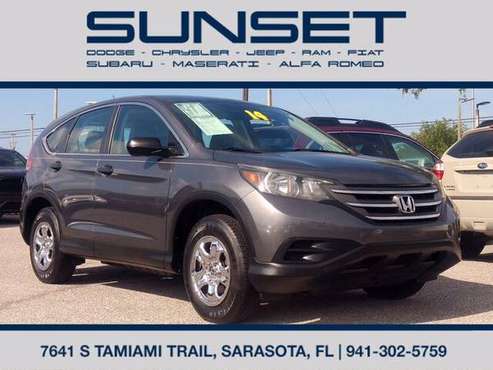 2014 Honda CR-V LX Low 66K Miles Extra Clean CarFax Certified! for sale in Sarasota, FL