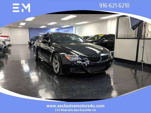 BMW M6 - BAD CREDIT BANKRUPTCY REPO SSI RETIRED APPROVED for sale in Roseville, CA