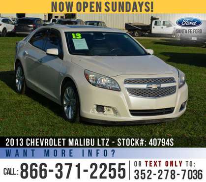 *** 2013 Chevrolet Malibu LTZ *** Camera - Remote Start - Sunroof -... for sale in Alachua, FL