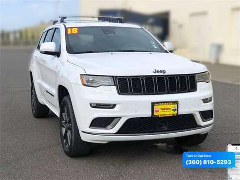 2018 Jeep Grand Cherokee High Altitude - cars & trucks - by dealer -... for sale in Bellingham, WA