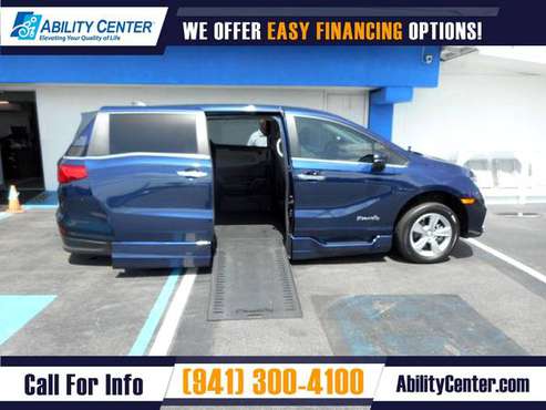 2019 Honda *Odyssey* *Wheelchair Van* *Handicap Van* - cars & trucks... for sale in Sarasota, FL