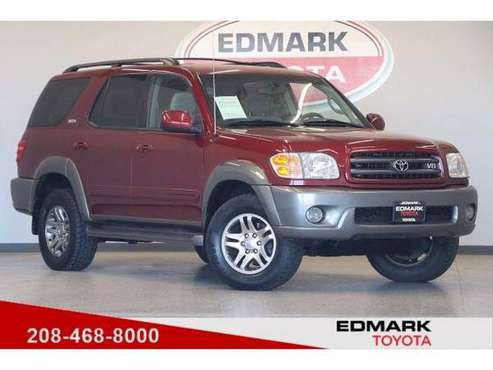 2004 Toyota Sequoia SR5 hatchback Maroon for sale in Nampa, ID