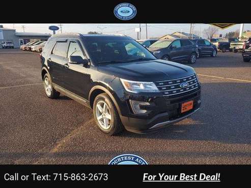 2017 Ford Explorer XLT suv Black - cars & trucks - by dealer -... for sale in Thorp, WI