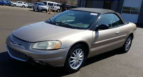 2002 CHRYSLER SEBRING LXi CONVERTIBLE, 2 7L V6, clean, runs good for sale in Coitsville, OH