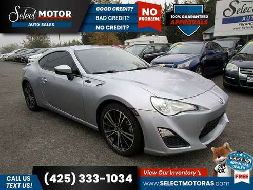 2015 Scion FR-S Base 2dr Coupe 6A FOR ONLY $274/mo! - cars & trucks... for sale in Lynnwood, WA