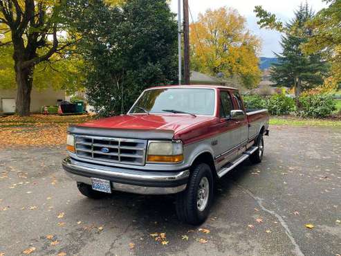 1992 Ford F-250 Ext.Cab XLT 4WD A/T 90k Miles - cars & trucks - by... for sale in Issaquah, WA