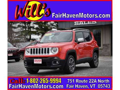 2016 Jeep Renegade Limited 4x4 4dr SUV - SUV - - by for sale in Fair Haven, NY