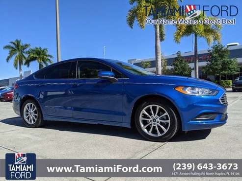 2017 Ford Fusion Lightning Blue Call Today**BIG SAVINGS** - cars &... for sale in Naples, FL