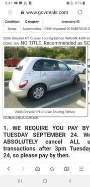 2006 Silver PT Cruiser for sale in Washington, District Of Columbia