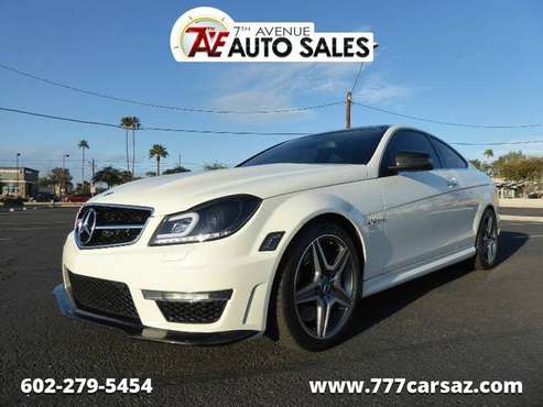 2012 MERCEDES-BENZ C63 AMG 2DR CPE C 63 AMG RWD with 5.8 central c for sale in Phoenix, AZ