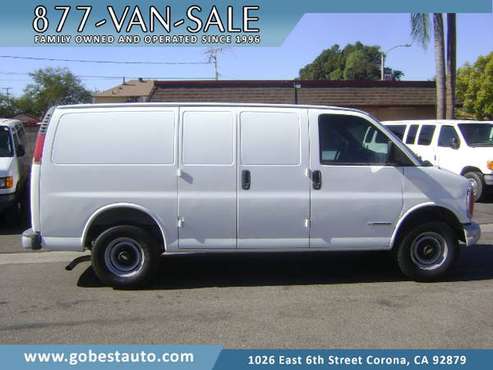 Chevy Express G2500 Cargo Van Utility Work Truck 1 Owner Ex-Gov LOW... for sale in Corona, CA