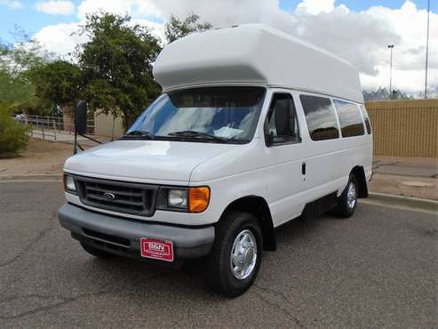 2006 FORD E350 EXT. HIGH TOP WHEELCHAIR ACCESSIBLE 9 PASS. CARGO VAN for sale in Phoenix, AZ