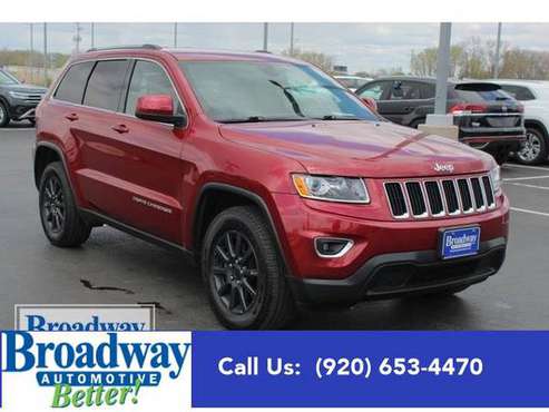 2014 Jeep Grand Cherokee SUV Laredo - Jeep Deep Cherry Red Crystal for sale in Green Bay, WI