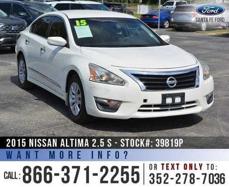 *** 2015 Nissan Altima 2.5 S *** 40+ Used Vehicles UNDER $12k! for sale in Alachua, GA