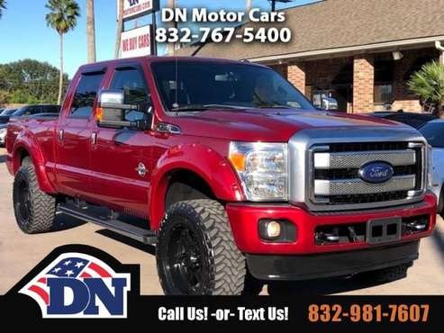 2014 Ford Super Duty F-250 Truck F250 4WD Crew Cab 156 Platinum Ford... for sale in Houston, TX