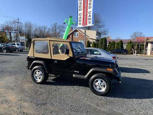 1991 Jeep Wrangler S Hard Top - cars & trucks - by dealer - vehicle... for sale in Gilbertsville, PA