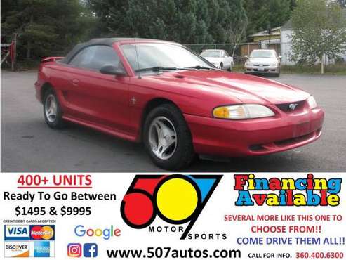 1998 Ford Mustang 2dr Convertible - cars & trucks - by dealer -... for sale in Roy, WA