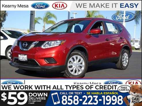 2016 Nissan Rogue S - cars & trucks - by dealer - vehicle automotive... for sale in San Diego, CA