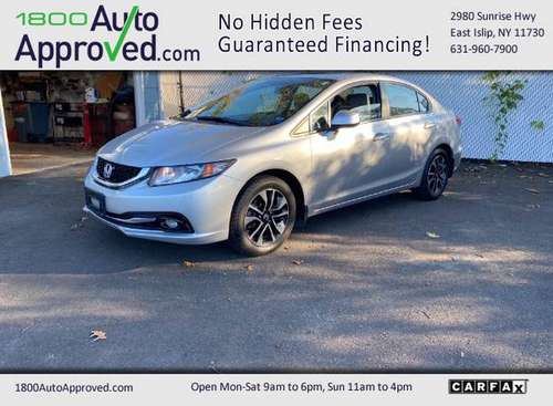 13 HONDA CIVIC EX-L ONLY 57K - cars & trucks - by dealer - vehicle... for sale in Patchogue, NY