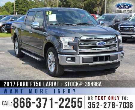 2017 Ford F150 Lariat *** Memory Seat, SYNC, Cruise, SONY Audio *** for sale in Alachua, FL