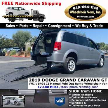 2019 Dodge Grand Caravan GT Wheelchair Van VMI Verge II - Manual Fo... for sale in Laguna Hills, CA