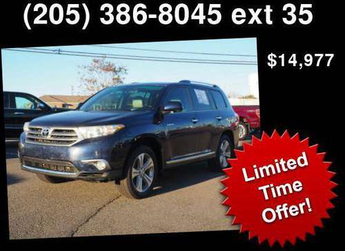2013 Toyota Highlander Limited - - by dealer - vehicle for sale in Tuscaloosa, AL