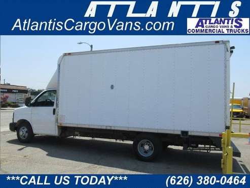 2011 Chevrolet Express 3500 Sewer Truck 16 BOX TRUCK 6 0L V8 Gas for sale in LA PUENTE, CA