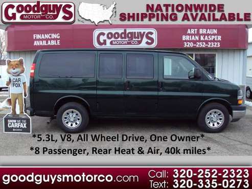 2009 Chevrolet Express Passenger AWD 1500 135 - cars & trucks - by... for sale in Waite Park, PA