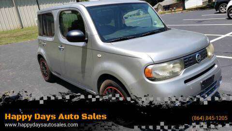 2010 Nissan Cube 4D Wagon 1 8L I4 Manual 6-Speed FWD ABS Brakes, Air for sale in Piedmont, SC