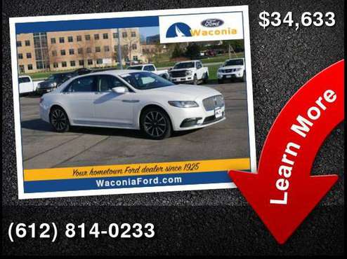 2017 Lincoln Continental Reserve - - by dealer for sale in Waconia, MN