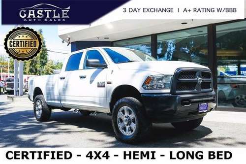 2014 Ram 2500 4x4 4WD Certified Dodge Tradesman Truck - cars & for sale in Lynnwood, OR