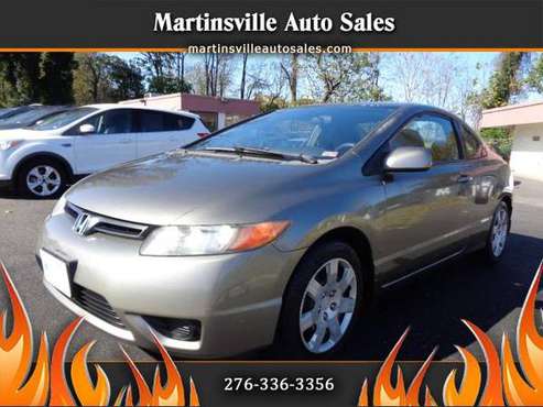2007 Honda Civic LX coupe - cars & trucks - by dealer - vehicle... for sale in Martinsville, NC
