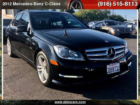2012 Mercedes-Benz C-Class 4dr Sdn C 250 RWD for sale in Sacramento , CA