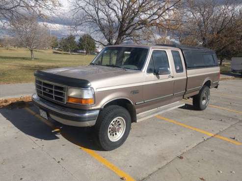 92 Ford F250 XLT 4x4 Supercab - cars & trucks - by owner - vehicle... for sale in Salt Lake City, UT
