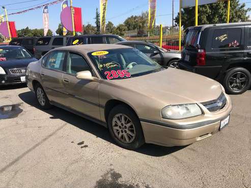 $1,995. CASH, out-the-door, 2005 CHEVY IMPALA, AUTO, GOLD, V-6, 122K for sale in Modesto, CA