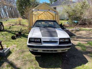 85 Mustang GT Convertible with parts for sale in North Kingstown, RI