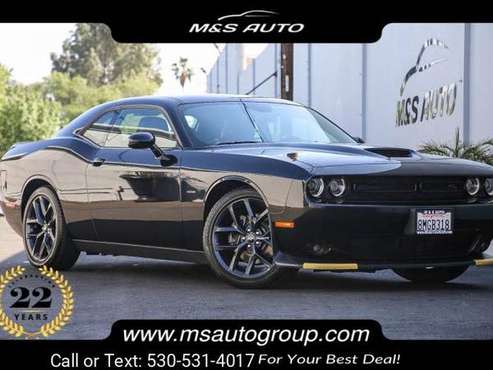 2019 Dodge Challenger R/T coupe Pitch Black Clearcoat - cars & for sale in Sacramento , CA
