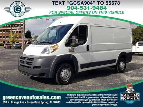 2016 Ram ProMaster 2500 High Roof The Best Vehicles at The Best... for sale in Green Cove Springs, FL