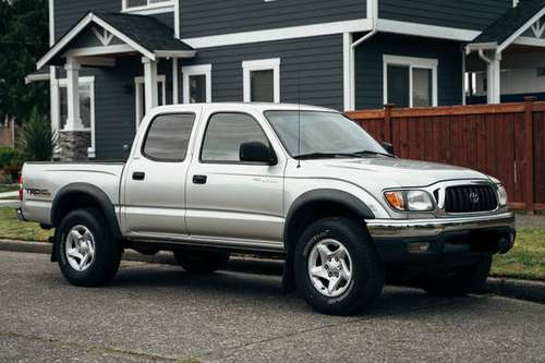2004 Silver Toyota Tacoma Off-Road PKG Double Cab - cars & trucks -... for sale in Seattle, WA