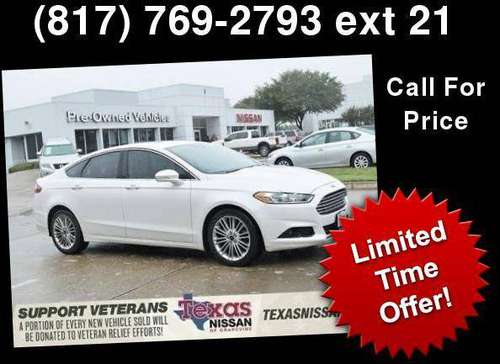 2015 Ford Fusion SE - cars & trucks - by dealer - vehicle automotive... for sale in GRAPEVINE, TX