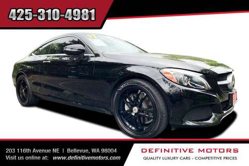 2017 Mercedes-Benz C-Class C 300 AVAILABLE IN STOCK! SALE! for sale in Bellevue, WA