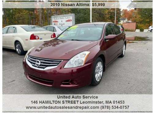 2010 NISSAN ALTIMA 2.5 S 4dr Sedan HAS ONLY 108k MILES - cars &... for sale in leominster, MA