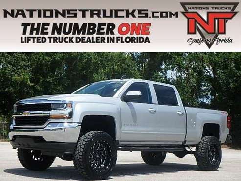2018 CHEVY 1500 LT Crew Cab 4X4 LIFTED TRUCK - NEW TOYOS for sale in Sanford, FL