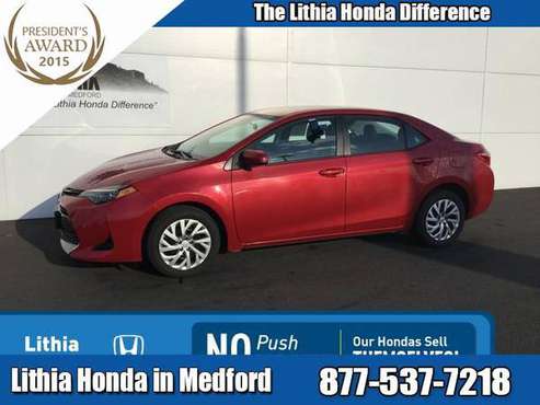 2018 Toyota Corolla Le Cvt - cars & trucks - by dealer - vehicle... for sale in Medford, OR
