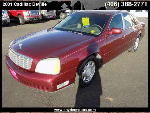 2001 Cadillac Deville Base, WHOLESALE CAR for sale in Belgrade, MT