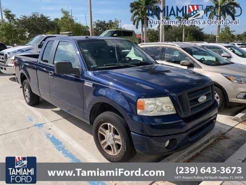 2008 Ford F-150 Dark Blue Pearl Clearcoat Metallic for sale in Naples, FL